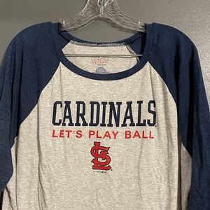 St Louis Cardinals 3/4 length STL shirt